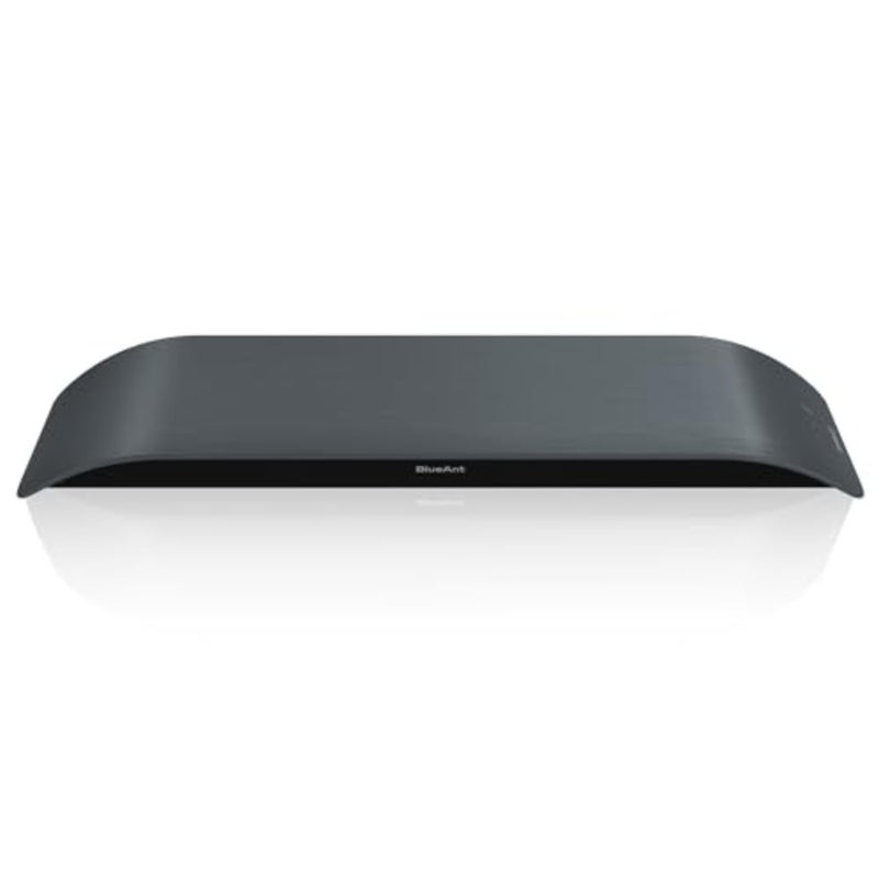 BlueAnt Soundblade Under Monitor Soundbar, Powerful 120 watt, 2.1 channel USB-C, Bluetooth 5.3 desktop speaker for PC, Mac for streaming content, music and gaming. Charcoal - Image 1