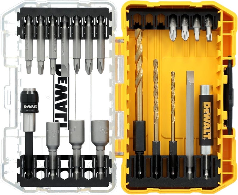 DEWALT 20-Piece Rapid Load Screwdriver Bit Set with ToughCase+ Storage - Image 1