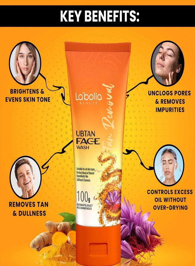 Labolia Beaute Ubtan Face Wash for Tan Removal and Brightening (Combo) Pack of 2 - Image 4