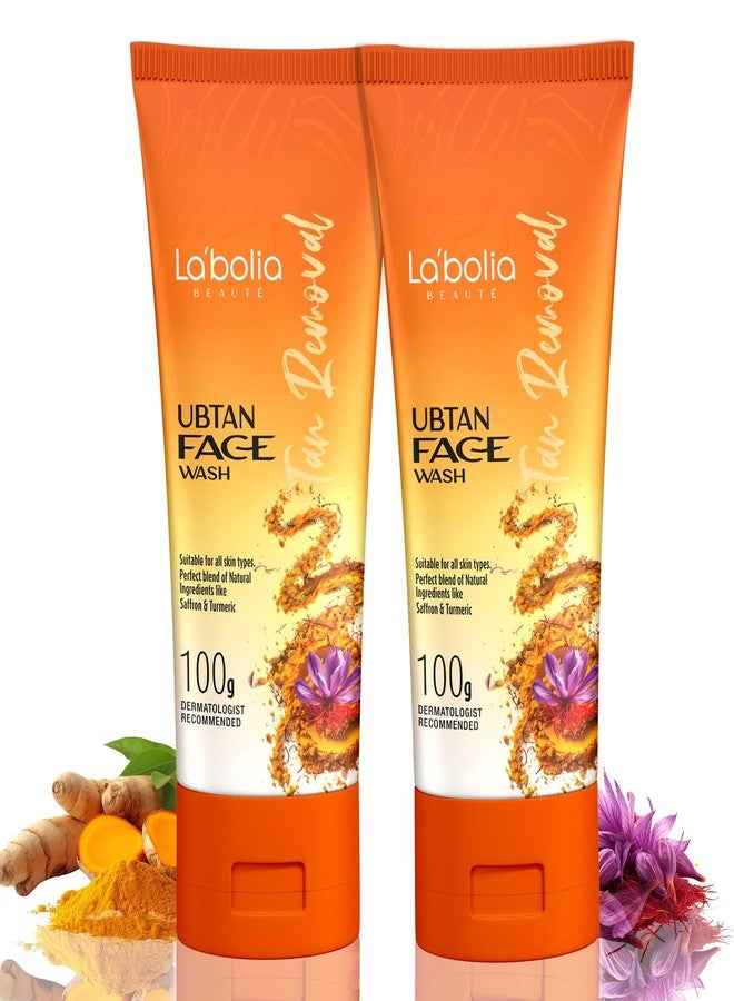 Labolia Beaute Ubtan Face Wash for Tan Removal and Brightening (Combo) Pack of 2 - Image 1