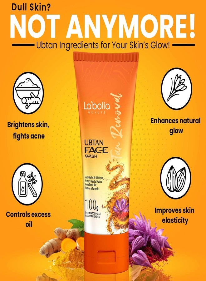 Labolia Beaute Ubtan Face Wash for Tan Removal and Brightening (Combo) Pack of 2 - Image 5