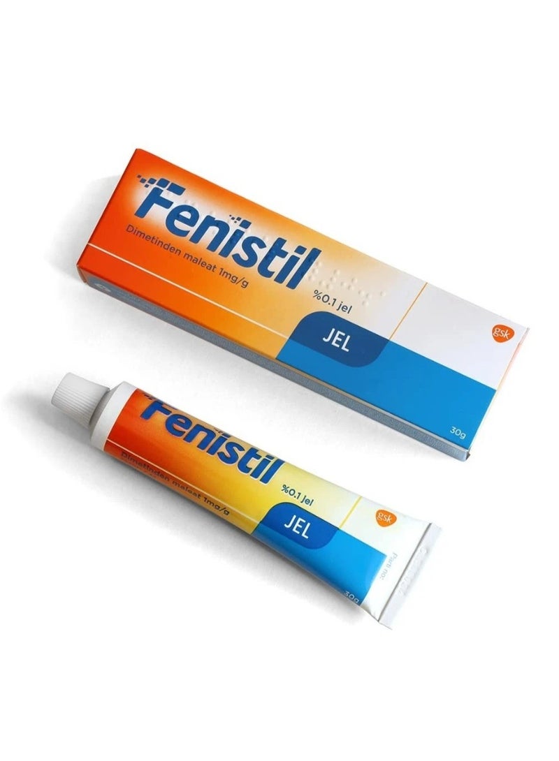 gsk Fenistil Gel 30g – Fast Relief for Insect Bites, Skin Allergies, Sunburn & Itching Dermatitis - Image 4