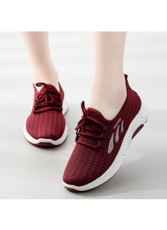 Womens sneakers 2023 Summer new mother shoes womens casual walking shoes running fly woven shoes a generation of hair[2-7B boxed] wine red [2-7B boxed] wine red - pzsku/Z23737478B4C1DE885EA5Z/45/_/1720108741/0bcd7dfb-0827-44df-9ef4-ba463c173397