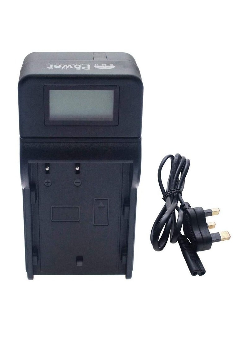 DMK Power - DMK Power Bp-511 TC1000 LCD Battery Charger For Canon E0s 10d 20d 30d 40d 50d 60d Camera Battery - Image 1