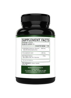 DORADO NUTRITION Colostrum Supplement (120 Count) 1000mg Per Serving (Bovine Colostrum Capsules from First Milking Only, Std. to Contain 20% IgG Immunoglobulins) - Grass Fed, No Fillers, Third Party Tested - USA Made  - Image 2