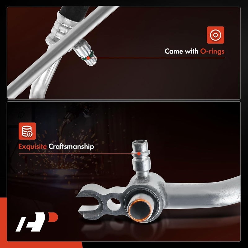 A-Premium A/C Suction and Discharge Hose Assembly for Chevrolet Colorado and GMC Canyon 2015-2016 2.5L - Image 3