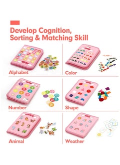 General For Toddlers 1 2 3 4 Years Old Busy Book for Comprehensive Preschool Educational Playing Baby Travel Toys for Plane Car Birthday Gifts for Girls  - Image 4