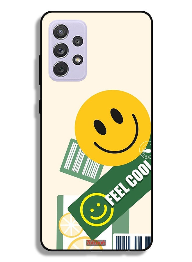 Tolwak Samsung Galaxy A72 5G Protective Case Cover Feel Cool Sticker - Image 1