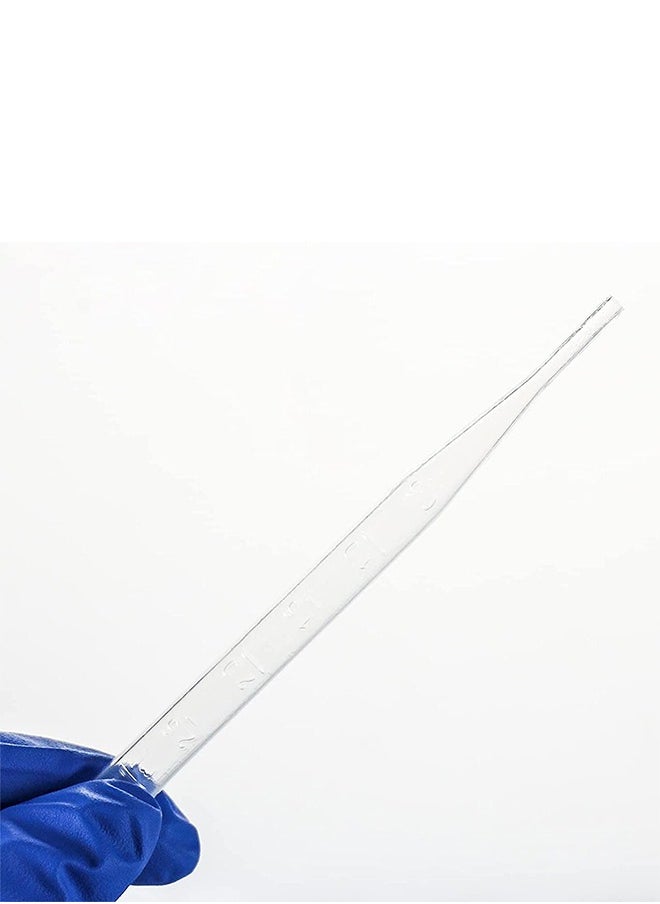 Generic - Pasteur Pipettes 3ml, Disposable Plastic Transfer Pipette Dropper Graduated Calibrated Lab Pipettes for Science Laboratory, Experiment, Make up Tool - Image 1