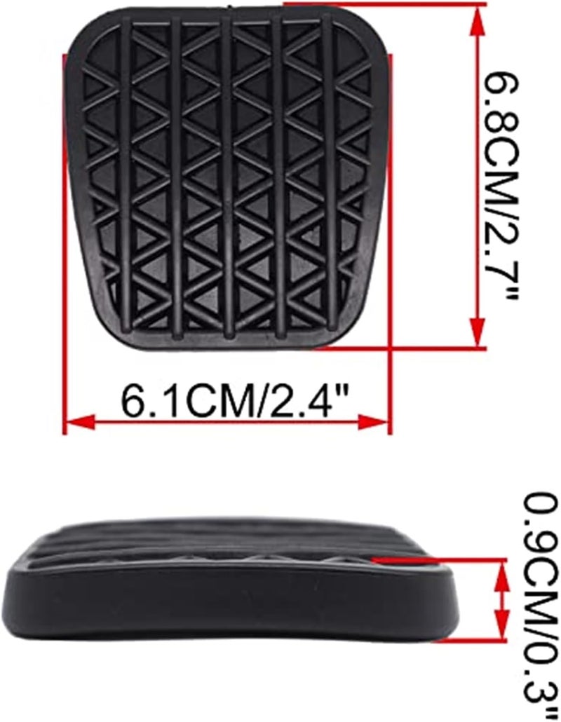 Yurefax Car Brake Clutch Foot Pedal Pad Cover - Image 2
