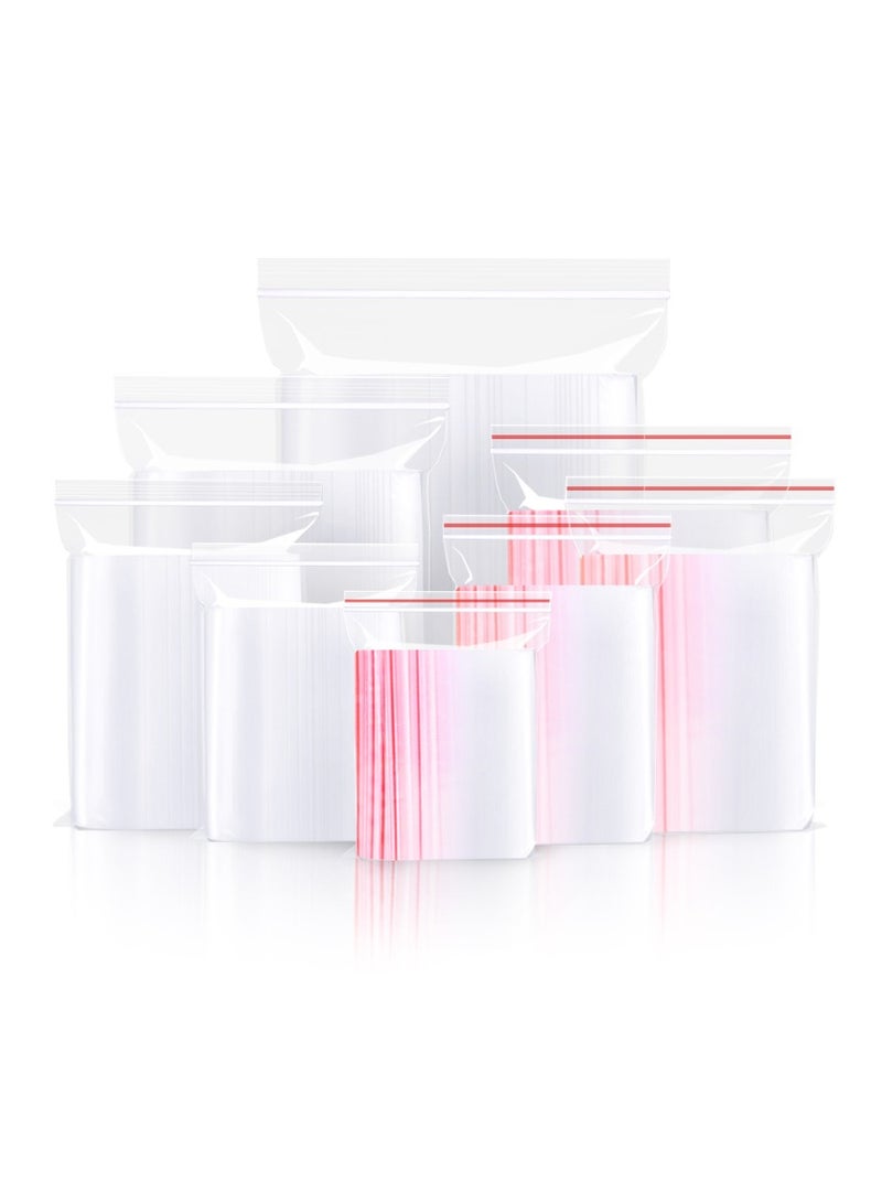 Plastic Ziplock Bags Storage Bags for Food and Fruit Packaging 14×20cm 100pcs - Image 1