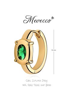 Mevecco MEVECCO
 Women Huggie Earrings Gold Hoop Sleeper 14K Gold Filled Small Simple Handmade Hypoallergenic Everyday Jewelry  - Image 4