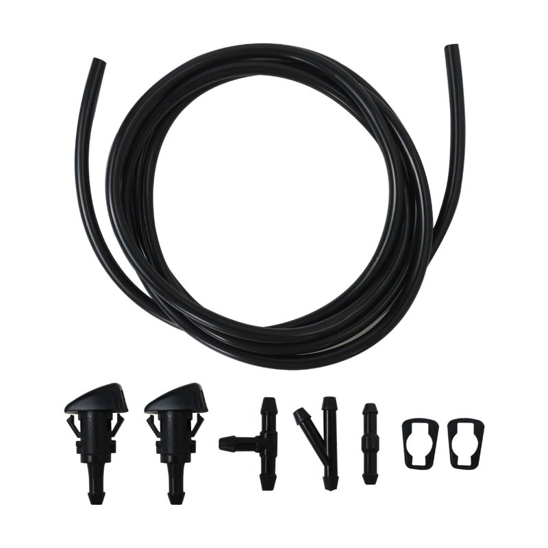 Acupress Premium Universal Car Windshield Wiper Washer Squirter Nozzle Spray Jet Kit Fluid Hose T - Image 3