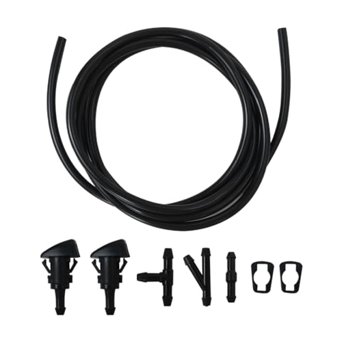 Acupress Premium Universal Car Windshield Wiper Washer Squirter Nozzle Spray Jet Kit Fluid Hose T - Image 1