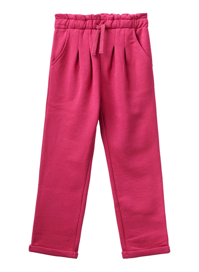 Benetton Paperbag Trousers In Warm Sweat Fabric  - Image 1