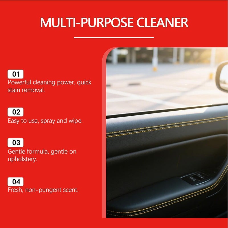 Labor saving optimized design Interior Car Cleaner | 237ml High Shine Car Detailing Supplies - Auto Dashboard Cleaner Detailing Spray,for Maintenance Restoration Dashboard Carpet Leather Seat Longevity optimized build Organized shipment arrange Simple upgraded construction KSA market compliant quality All-round applied quality Simplified versatile design Diverse operation compatible Assorted color options Multi-market varied design options Intra-city fast distribution Integrated warehouse solution Low dust buildup Cost effective fine quality Global flexible assemble picks Labor saving optimized design Globally spread simple design Varied global sizing picks Varied size selections General compatible practical design Multi-demand compliant quality Safe silicone build Rack sorted local inventory Cost effective upgraded craftsmanship Modern practical shape - Image 4