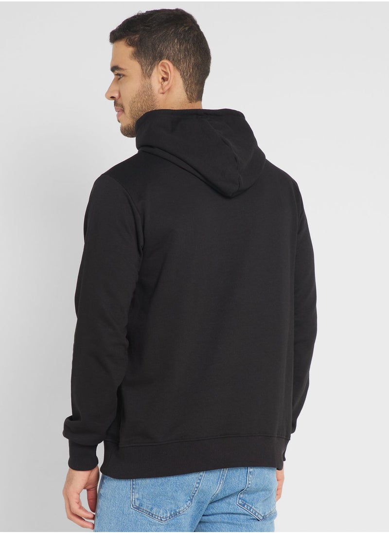 Seventy Five - Embroidered Logo Hoodie - Image 1
