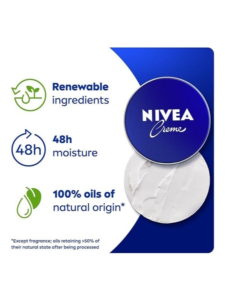 Nivea Moisturising Cream, Universal All Pourpose Moisturizer for Face Body Hands, Tin 150ml - Image 3