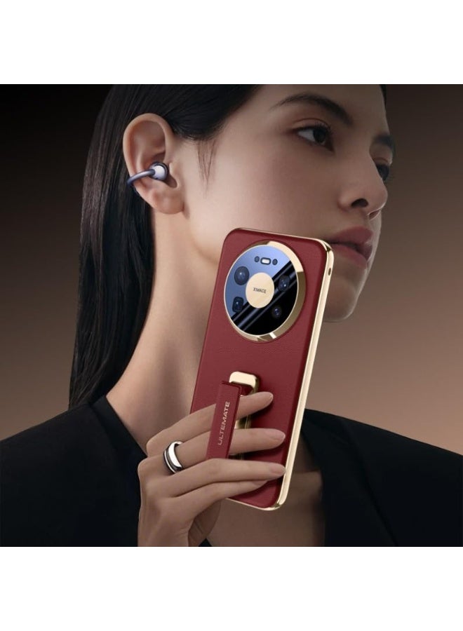 general Leather Case Compatible with Huawei Mate 80 Pro Max Cover with Wristband Rotating Bracket + Enhanced camera protection, Four Corner Anti Shock and Anti Fall Protective Case - Image 5