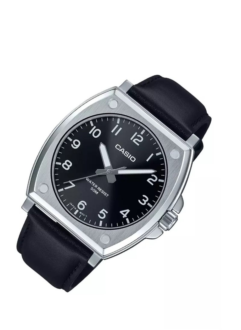 CASIO Men's Watch Analog Leather Band - MTP-E730L-1AVDF  - Image 2