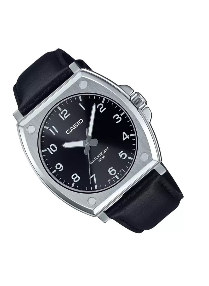CASIO Men's Watch Analog Leather Band - MTP-E730L-1AVDF  - Image 3