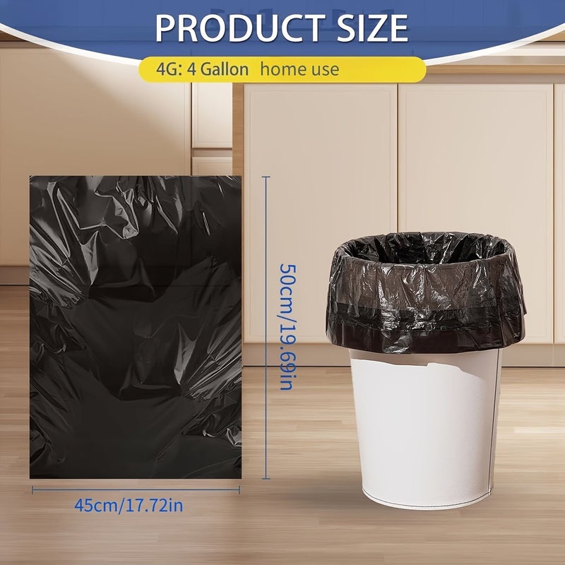 126 Pcs Ultra Thick Heavy Duty Black Garbage Bags Versatile Kitchen Office Outdoor Use - Image 3