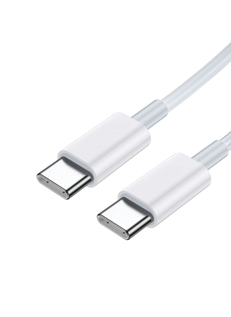 MMG - USB C Cable 100W, USB-C to USB-C Cable  1 meter, USB C Charger Cable for iPhone 15, Mac Book Pro 2020, iPad Pro 2020, Switch, Samsung Galaxy S20 Plus S9 S8 Plus, Pixel, Laptops and lot more - Image 1