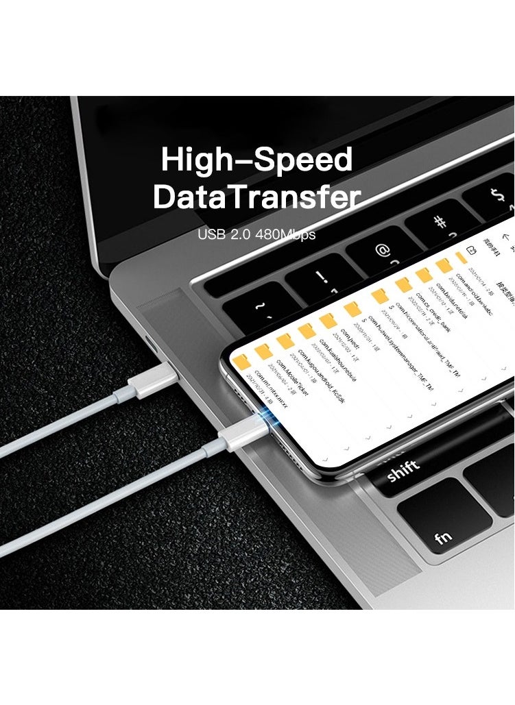 MMG - USB C Cable 100W, USB-C to USB-C Cable  1 meter, USB C Charger Cable for iPhone 15, Mac Book Pro 2020, iPad Pro 2020, Switch, Samsung Galaxy S20 Plus S9 S8 Plus, Pixel, Laptops and lot more - Image 1