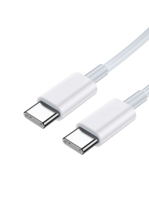 USB C Cable 100W, USB-C to USB-C Cable  1 meter, USB C Charger Cable for iPhone 15, Mac Book Pro 2020, iPad Pro 2020, Switch, Samsung Galaxy S20 Plus S9 S8 Plus, Pixel, Laptops and lot more
