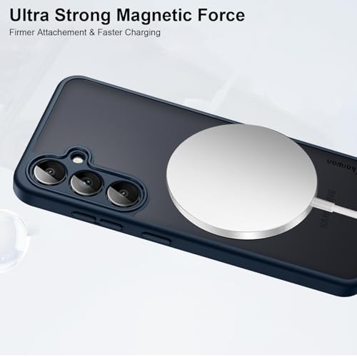 KARWAN Tough Shockproof Armor Back Case Cover Compatible with Samsung Galaxy S23FE with 360 Degree Rotation Magnetic Attraction Ring Holder Heavy Duty Rug Case with Magnetic MagEase Wireless Charging - Image 5