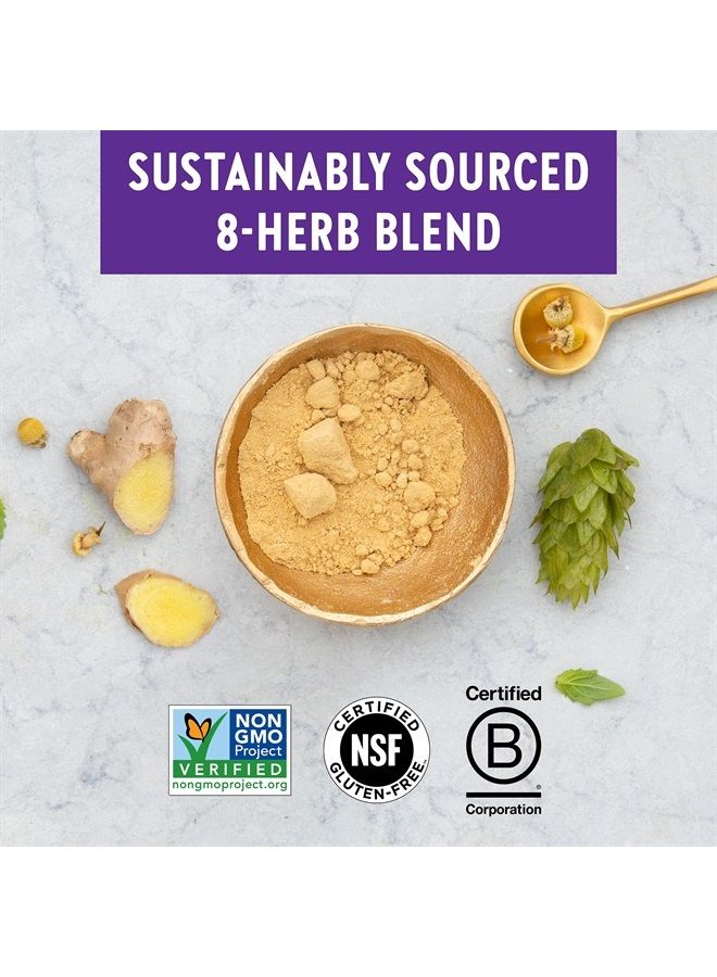 New Chapter Sleep Aid – Zyflamend Nighttime for Sleep Support with Turmeric + Valerian Root + Lemon Balm + Holy Basil, Vegetarian Capsules, 60 Count - Image 4