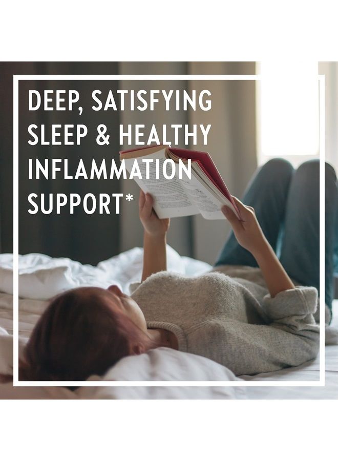 New Chapter Sleep Aid – Zyflamend Nighttime for Sleep Support with Turmeric + Valerian Root + Lemon Balm + Holy Basil, Vegetarian Capsules, 60 Count - Image 2