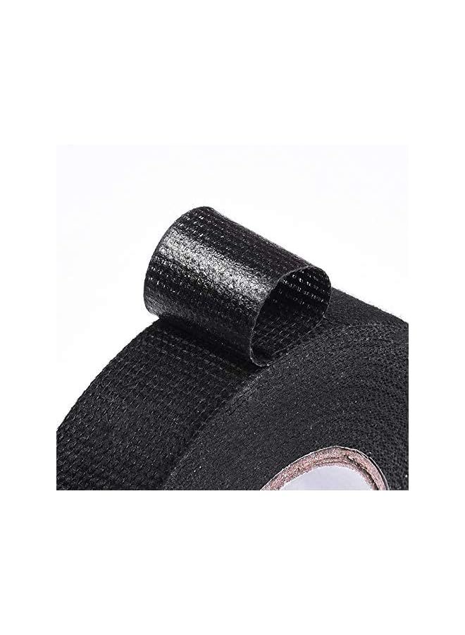 promass 3 PCS Harness Wiring Friction Tape, Black Adhesive Fabric -Harnessing Noise - Suitable for Heat Proof Engine Compartment- for Industrial Electrical - Image 5