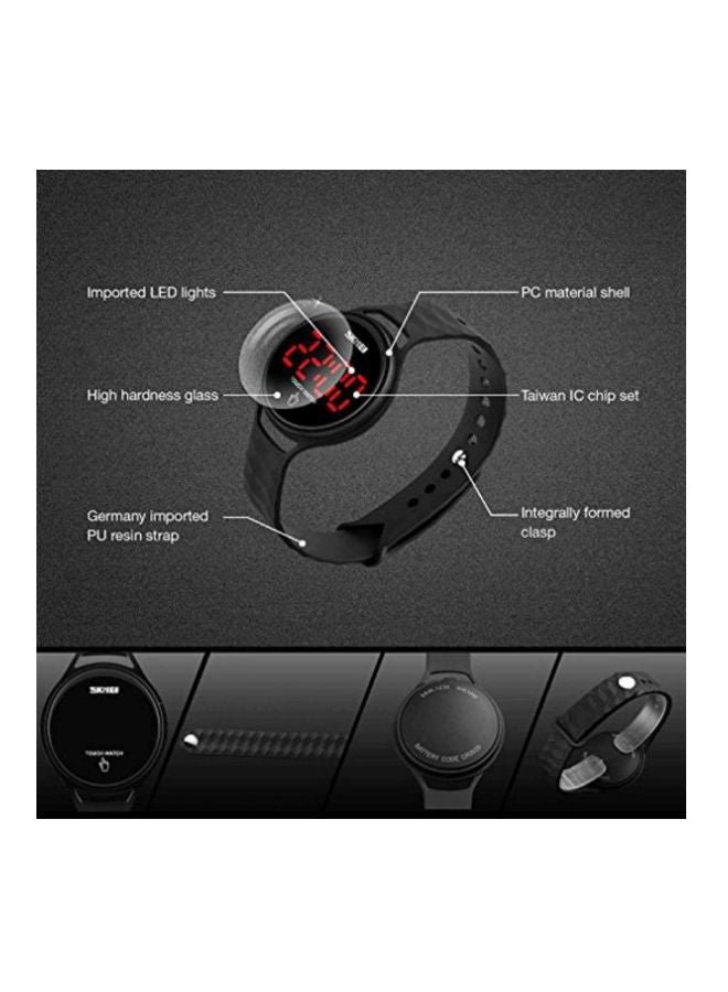 SKMEI unisex Waterproof Digital Watch CF-1230-B  - Image 4