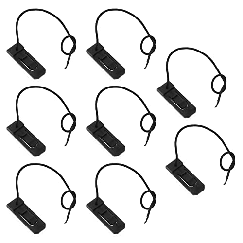 Micro Traders 8Pcs Surfboard Fin Clips Surfboard Fin Buckle Paddle Surfing Watershed Fin Clamps for Long Boards Surfing Boards Conventional Paddle Boards 42x14.5x6mm, 15.5cm - Image 1