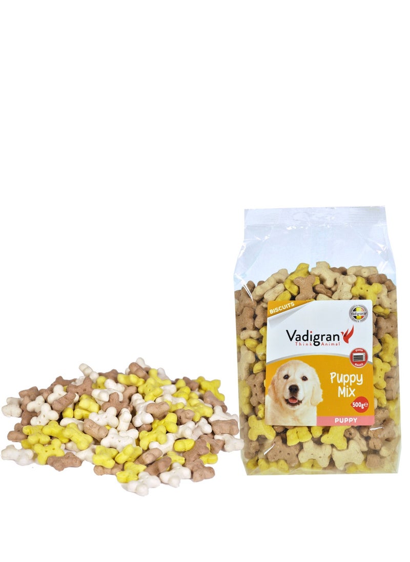 Vadigran Vadigran Snack dog Biscuits Puppy Mix 500g  - Image 4