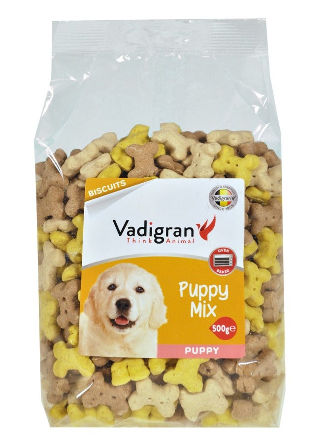 Vadigran Vadigran Snack dog Biscuits Puppy Mix 500g  - Image 1