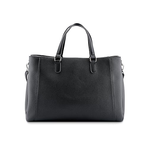Fastrack Casual 14" Laptop Tote | Faux-Leather Women's Handbags |14" Laptop Tote for Workwear and College, Black - Image 5