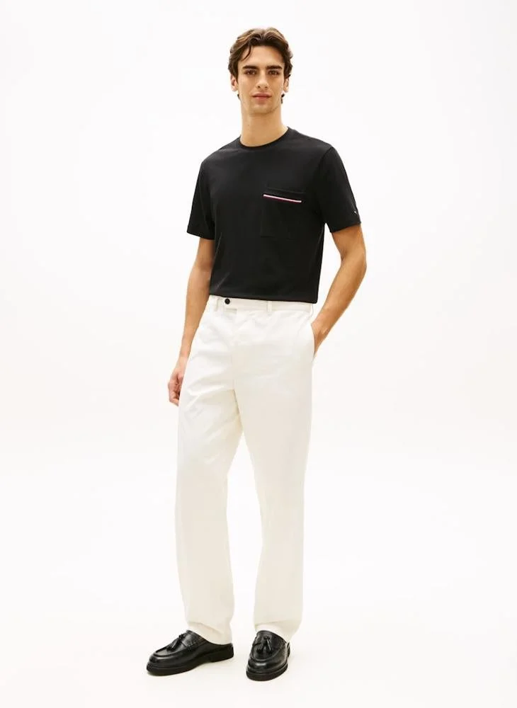 TOMMY HILFIGER  Global Stripe Pocket Pique Jersey T-Shirt for Men | Best Price UAE