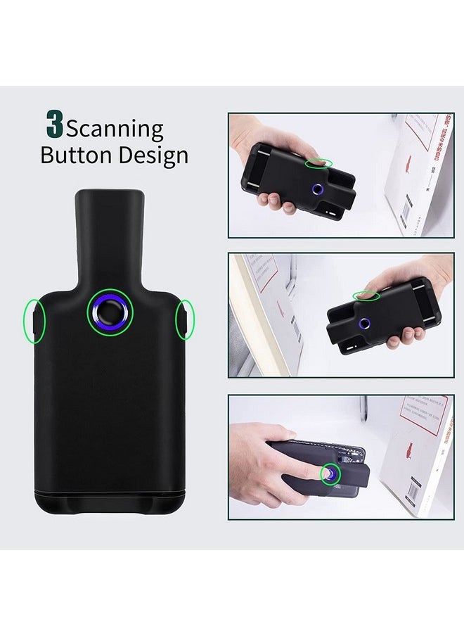 symcode Bluetooth Barcode Scanner 1D Wireless with Adjustable Portable Back Clip Bar Code Scanner Compatible iPhone Android iOS for Warehouse Inventory Book Store Library  - Image 5