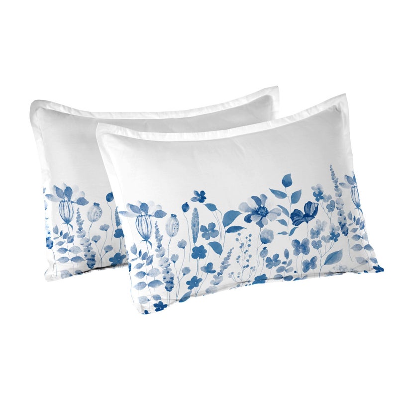 Trident Soft Comfort Pillow Covers Set of 2, 100% Cotton Pillow Covers, 210 TC, Soft and Breathable, Standard Size (46 cm x 69 cm) - Sussana - Image 3