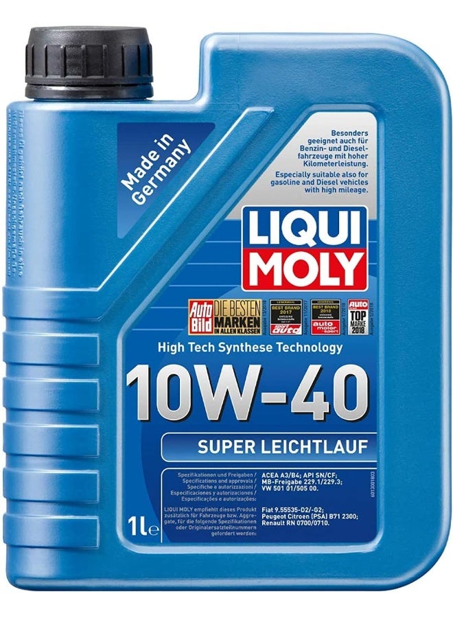 LIQUI MOLY Liqui Moly Super Leichtlauf Ant.Fric.Oil 10W40 1L - Image 1