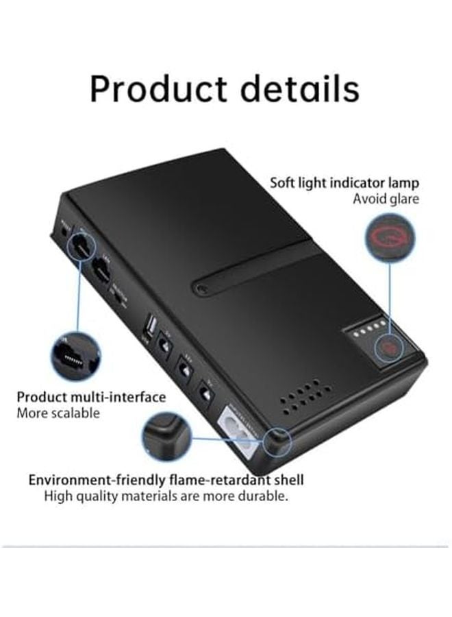 1018L DC UPS Battery Backup 5 9 12V Multi Voltage Uninterruptible Power Supply For Router Optical Modem Monitoring Equipment EU - Image 4