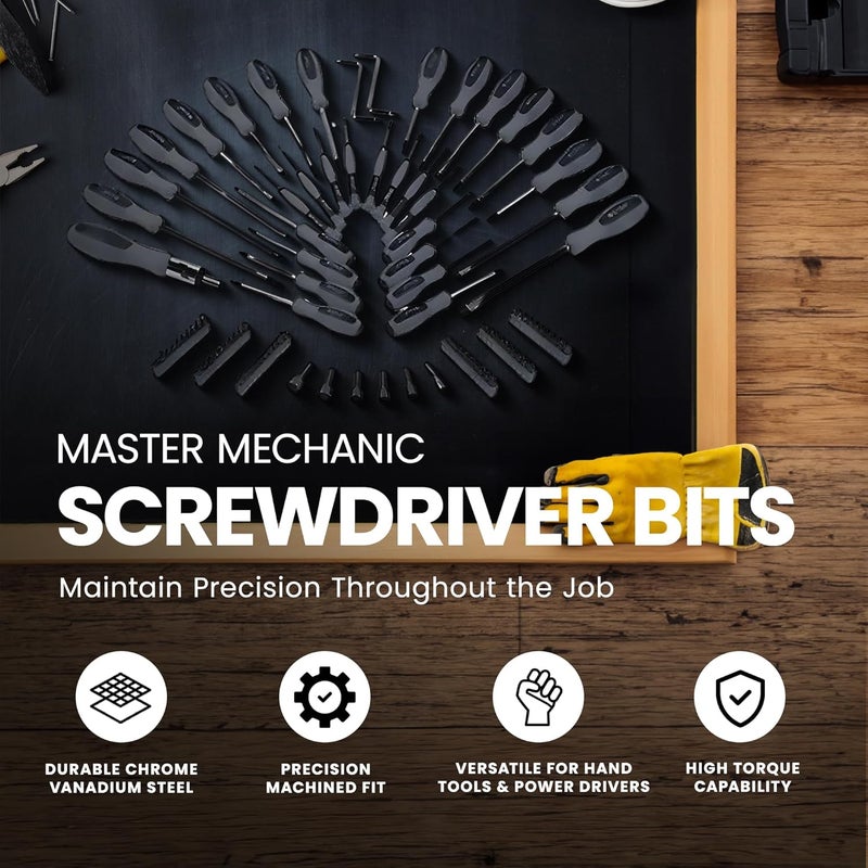 Apex Tool Group 100PC Screwdriver and Bit Set - JK2019021 - Image 2