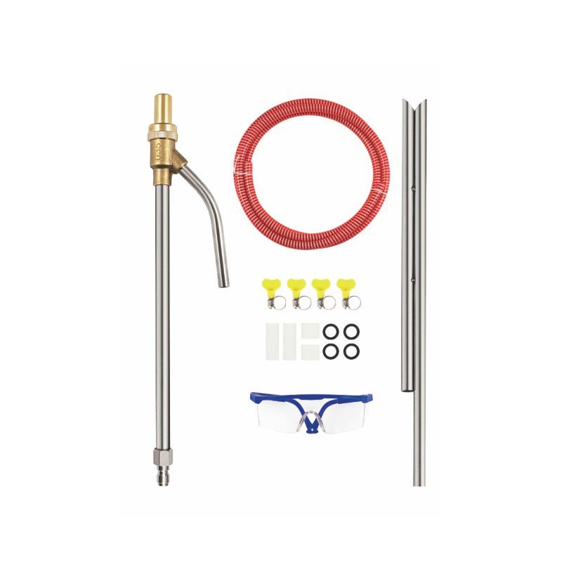 Cross-border wholesale high-pressure cleaning machine spray gun industrial grade derusting sandblasting gun ceramic core brass sandblasting gun set(1/4 quick insert sandblasting gun suit) - Image 1