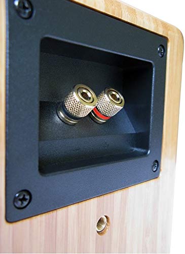 Audioengine P4 Passive Bookshelf Speakers - Compact Speakers and Home Music System | 2-Way Powered Speakers (Bamboo) - Image 5