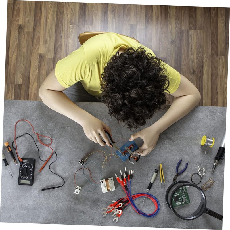 SMASOLO 12pcs Circuit Wires Electricity Connection Wire Solid Core for Home School Science Projects - Image 3