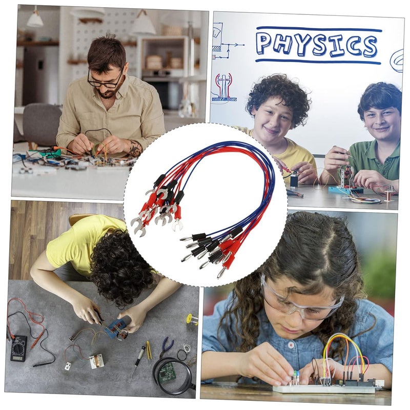 SMASOLO 12pcs Circuit Wires Electricity Connection Wire Solid Core for Home School Science Projects - Image 5