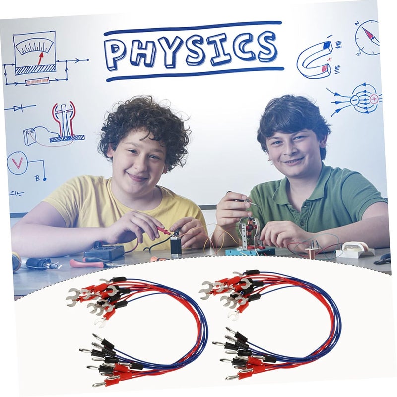 SMASOLO 12pcs Circuit Wires Electricity Connection Wire Solid Core for Home School Science Projects - Image 4