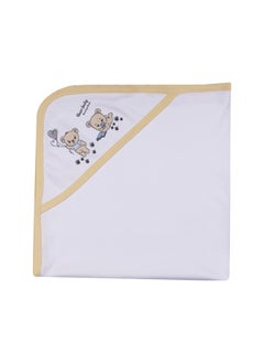 Babies Basic 7 Piece Unisex 100% Cotton Gift Set Include Bib, Pyjama, Mitten, Cap, Romper, Top And Bottom Set  - Image 4
